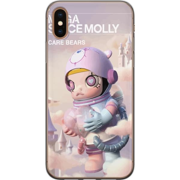 Apple iPhone XS Gjennomsiktig deksel Mega Space Molly Care Bears Series - Share Bear Edition