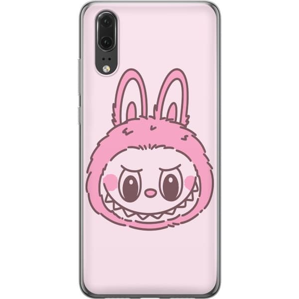 Huawei P20 Genomskinligt Skal Labubu Zodiac Bunny Edition