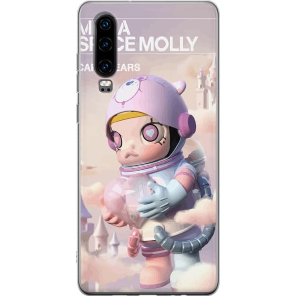 Huawei P30 Läpinäkyvä kuori Mega Space Molly Care Bears Series - Share Bear Edition