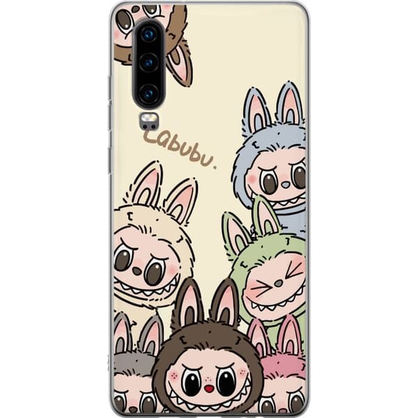 Huawei P30 Gennemsigtig cover Labubu Pastel Collection