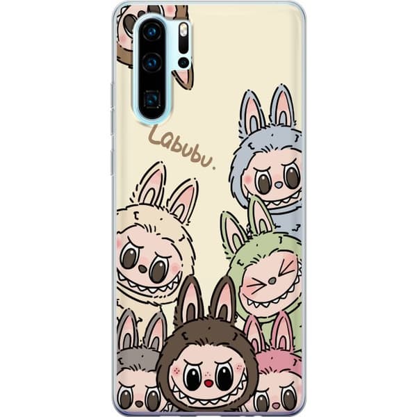 Huawei P30 Pro Genomskinligt Skal Labubu Pastel Collection