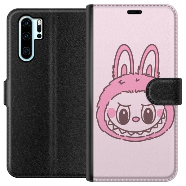 Huawei P30 Pro Tegnebogsetui Labubu Dyrekreds Bunny Udgave