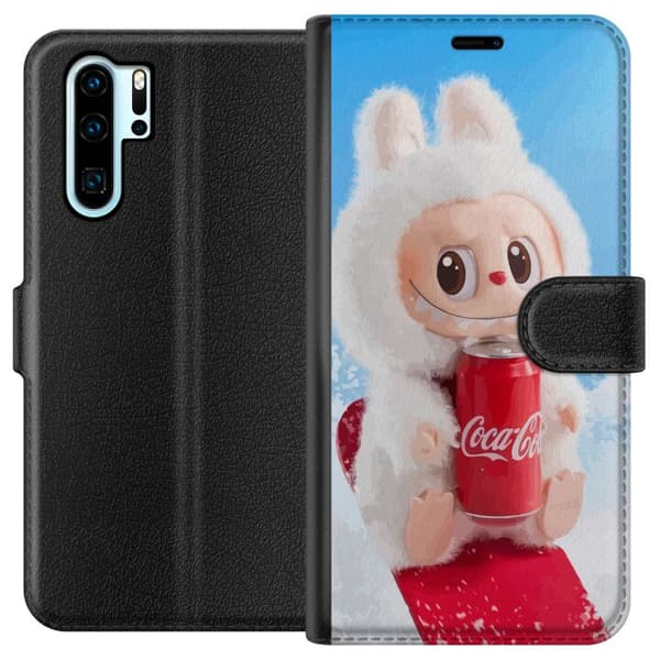 Huawei P30 Pro Tegnebogsetui Labubu Summer Edition