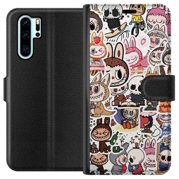 Huawei P30 Pro Tegnebogsetui Labubu All-Stars – POP MART Specialudgave