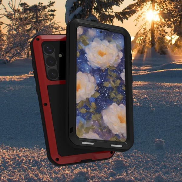 Samsung Galaxy S25 Case Panserbeskyttelse Case Shell + hærdet glas
