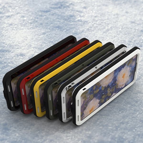 Samsung Galaxy S25 Case Panserbeskyttelse Case Shell + hærdet glas