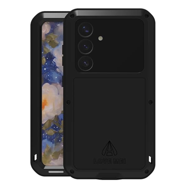 Samsung Galaxy S25 Case Panserbeskyttelse Case Shell + hærdet glas