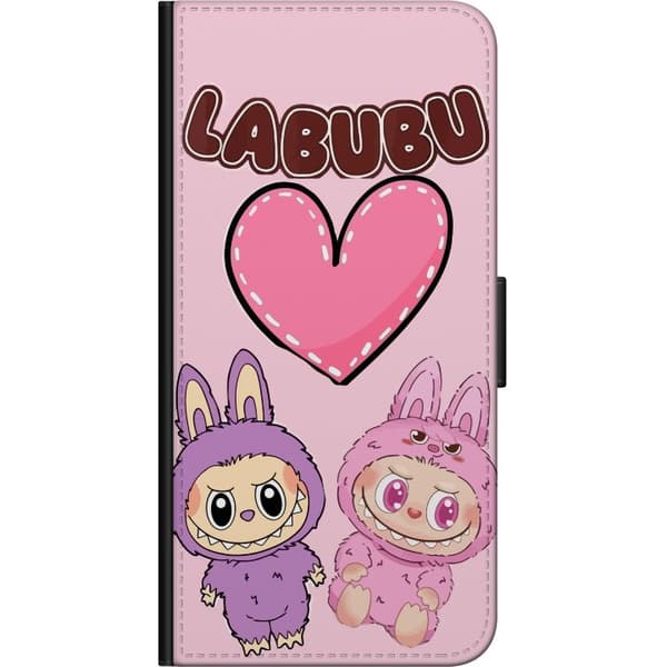 Samsung Galaxy Alpha Tegnebogsetui Labubu Pink Monster