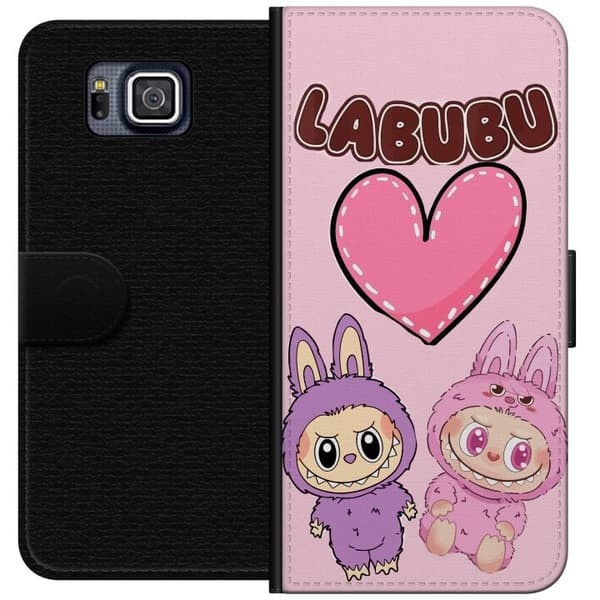 Samsung Galaxy Alpha Tegnebogsetui Labubu Pink Monster