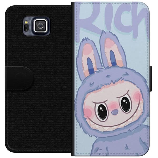 Samsung Galaxy Alpha Tegnebogsetui Blå Kanin Labubu