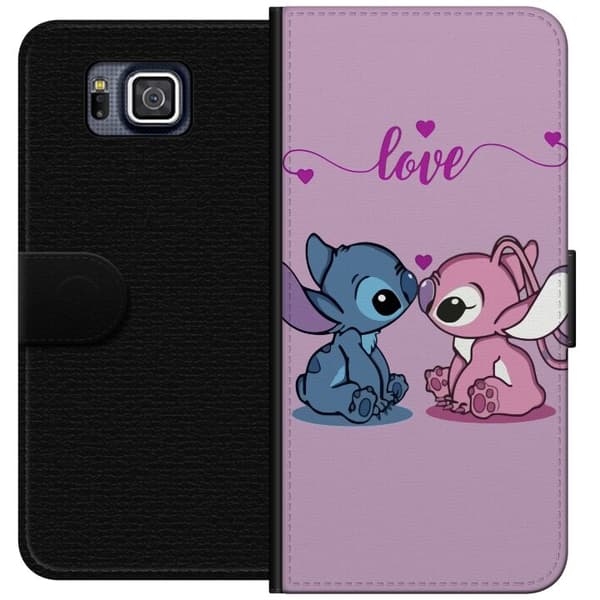 Samsung Galaxy Alpha Plånboksfodral Lilo & Stitch – Angel Edition