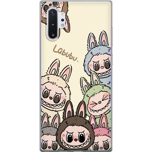 Samsung Galaxy Note10+ Genomskinligt Skal Labubu Pastel Collection