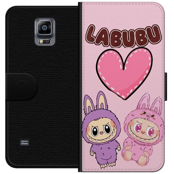 Samsung Galaxy Note 4 Lompakkokotelo Labubu Pink Monster