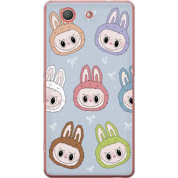 Sony Xperia Z3 Compact Genomskinligt Skal Pastel Labubu