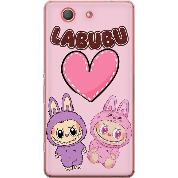 Sony Xperia Z3 Compact Läpinäkyvä kuori Labubu Pink Monster