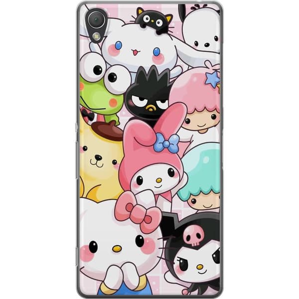 Sony Xperia Z3 Gjennomsiktig deksel Kawaii Sanrio Crew