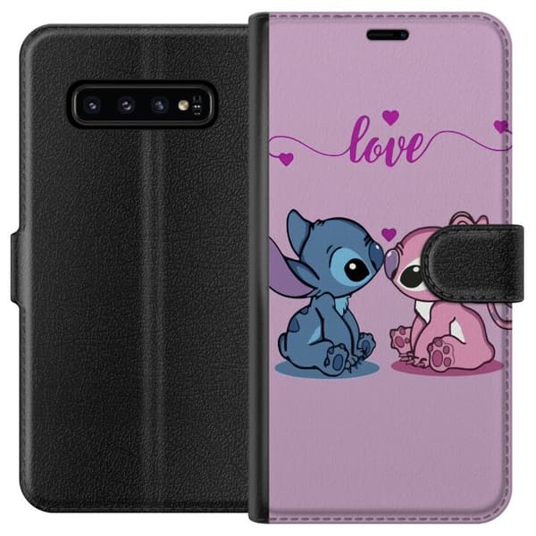 Samsung Galaxy S10 Lommeboketui Lilo & Stitch – Angel Edition