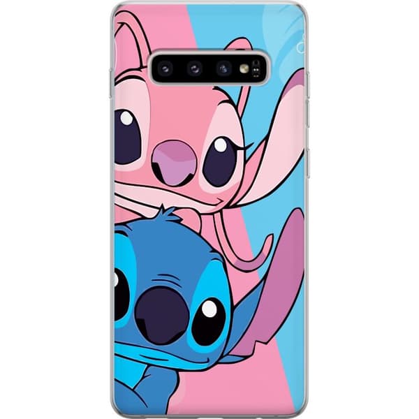 Samsung Galaxy S10+ Läpinäkyvä kuori Stitch & Angel