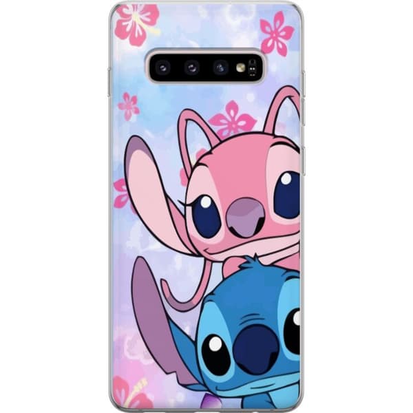 Samsung Galaxy S10+ Genomskinligt Skal Stitch & Angel