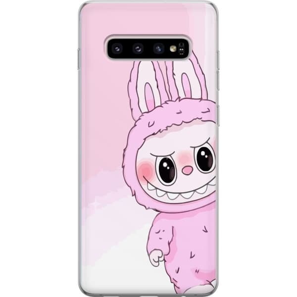Samsung Galaxy S10+ Läpinäkyvä kuori Labubu Jänis-sarja