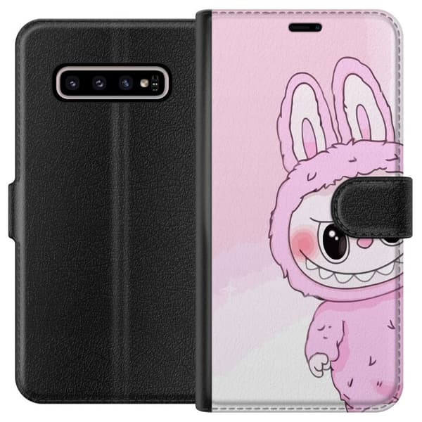 Samsung Galaxy S10+ Tegnebogsetui Labubu Kanin-serien