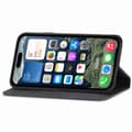 Miniatyrbild 3 av 5: För iPhone 16e fodral med kortfack magnetiskt absorberande telefonfodra