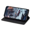 Miniatyrbillede 8 af 8: Til iPhone 16e cover magnetisk lukning fliptelefoncover - Sort