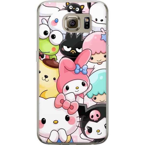 Samsung Galaxy S6 Läpinäkyvä kuori Kawaii Sanrio Crew