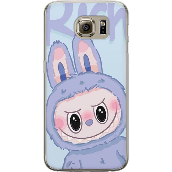 Samsung Galaxy S6 Läpinäkyvä kuori Sininen Jänis Labubu