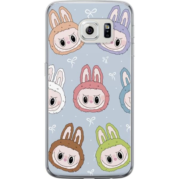 Samsung Galaxy S6 edge Läpinäkyvä kuori Pastel Labubu