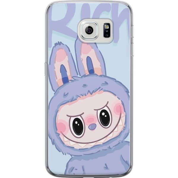 Samsung Galaxy S6 edge Läpinäkyvä kuori Sininen Jänis Labubu
