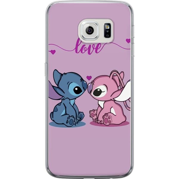 Samsung Galaxy S6 edge Genomskinligt Skal Lilo & Stitch – Angel Edition