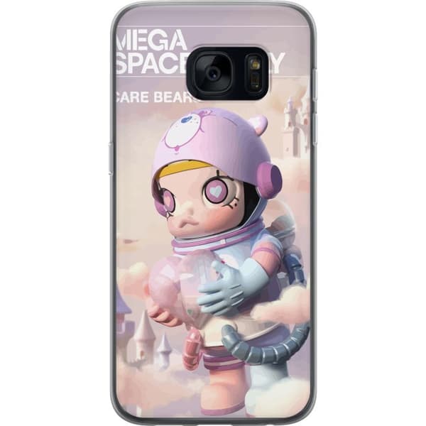 Samsung Galaxy S7 Gjennomsiktig deksel Mega Space Molly Care Bears Series - Share Bear Edition
