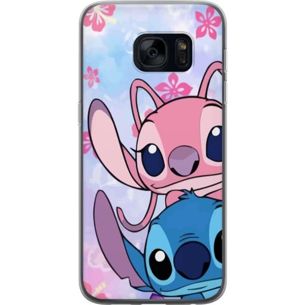 Samsung Galaxy S7 Läpinäkyvä kuori Stitch & Angel