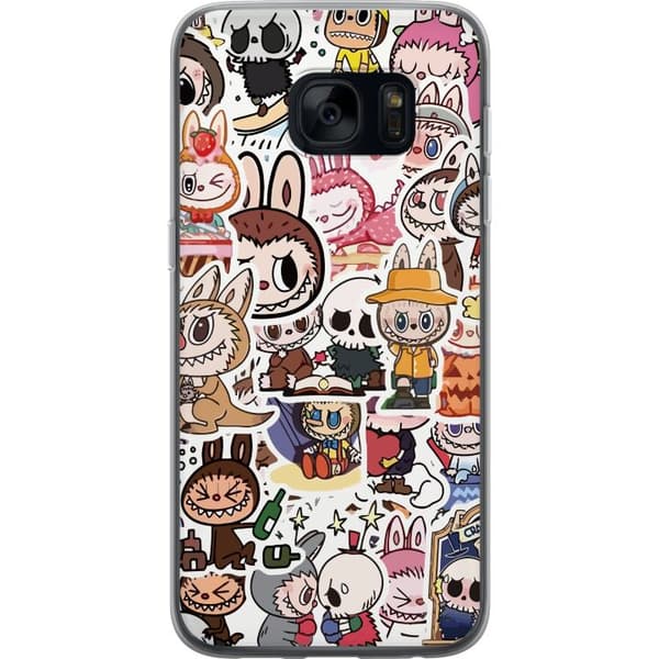 Samsung Galaxy S7 Läpinäkyvä kuori Labubu All-Stars – POP MART Erikoispainos