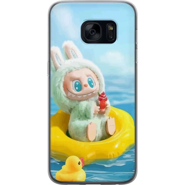 Samsung Galaxy S7 Gjennomsiktig deksel Labubu Macaron-serien