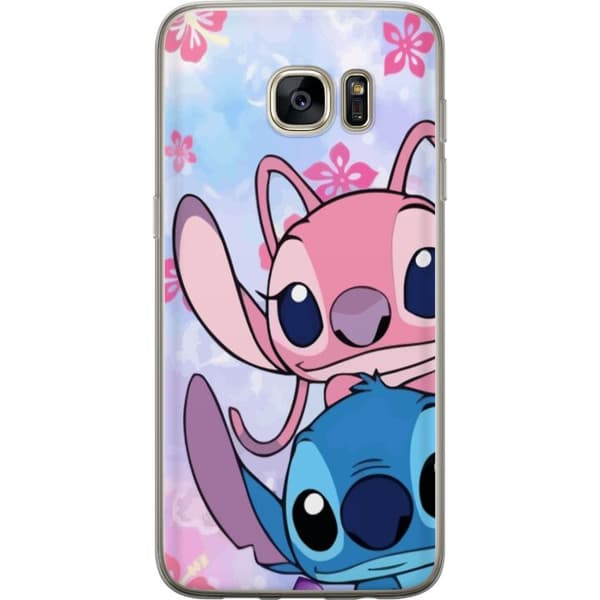 Samsung Galaxy S7 edge Läpinäkyvä kuori Stitch & Angel
