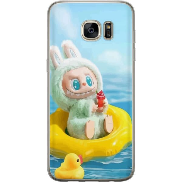 Samsung Galaxy S7 edge Gjennomsiktig deksel Labubu Macaron-serien