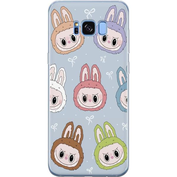 Samsung Galaxy S8 Genomskinligt Skal Pastel Labubu
