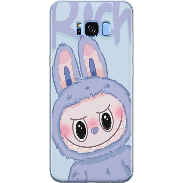 Samsung Galaxy S8 Genomskinligt Skal Blue Bunny Labubu