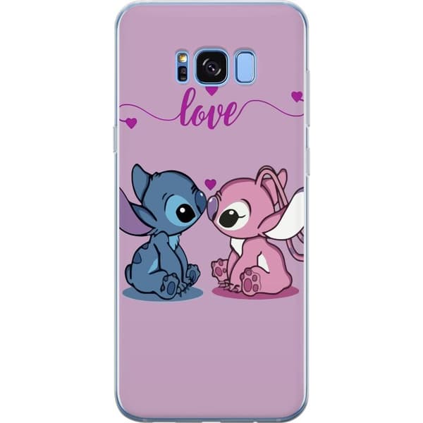 Samsung Galaxy S8 Läpinäkyvä kuori Lilo & Stitch – Angel Edition