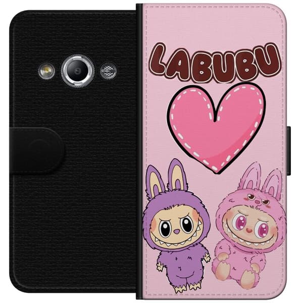 Samsung Galaxy Xcover 3 Lommeboketui Labubu Pink Monster