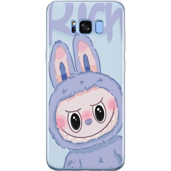 Samsung Galaxy S8+ Gjennomsiktig deksel Blå Kanin Labubu