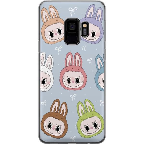 Samsung Galaxy S9 Gennemsigtig cover Pastel Labubu