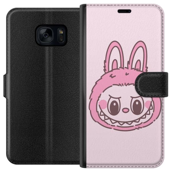 Samsung Galaxy S7 Lommeboketui Labubu Dyrekretsbunnyutgave