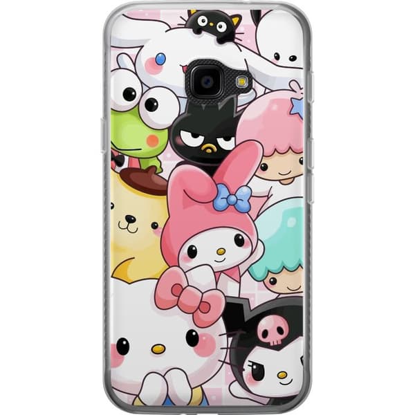 Samsung Galaxy Xcover 4 Genomskinligt Skal Kawaii Sanrio Crew
