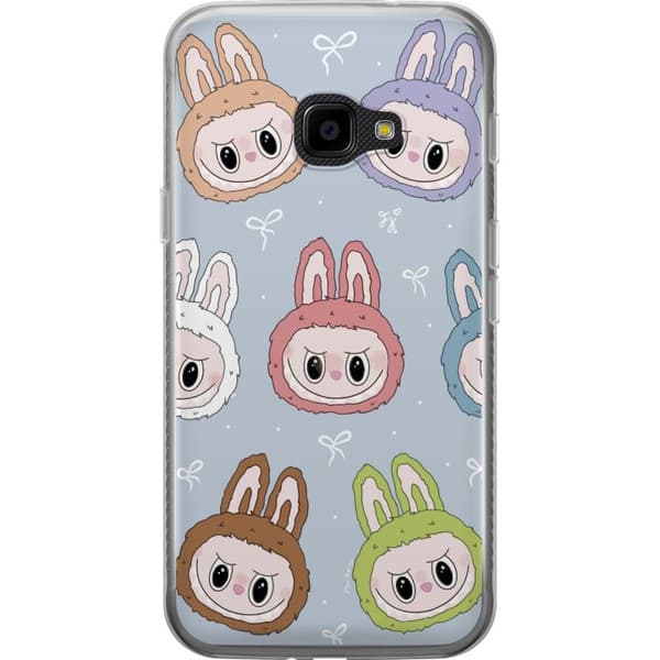 Samsung Galaxy Xcover 4 Gennemsigtig cover Pastel Labubu