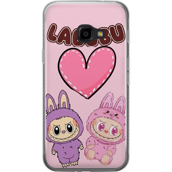 Samsung Galaxy Xcover 4 Gennemsigtig cover Labubu Pink Monster