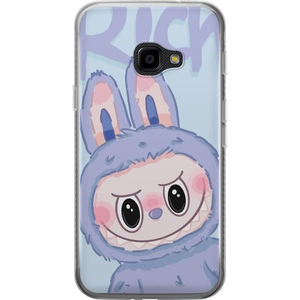 Samsung Galaxy Xcover 4 Gennemsigtig cover Blå Kanin Labubu