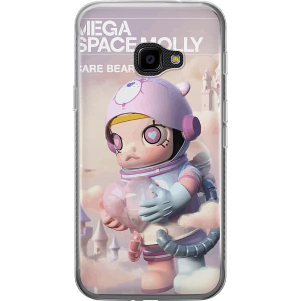 Samsung Galaxy Xcover 4 Läpinäkyvä kuori Mega Space Molly Care Bears Series - Share Bear Edition